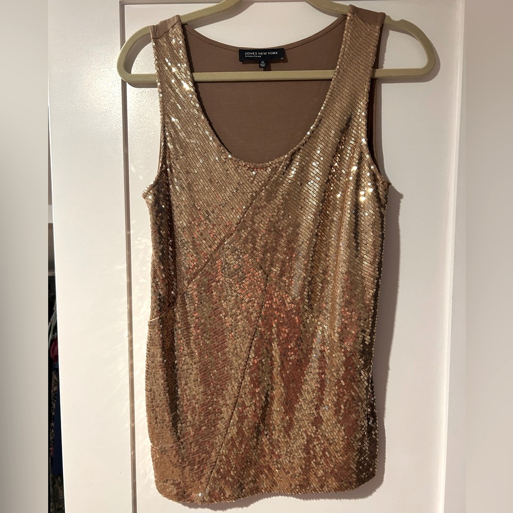 sequin top- like new